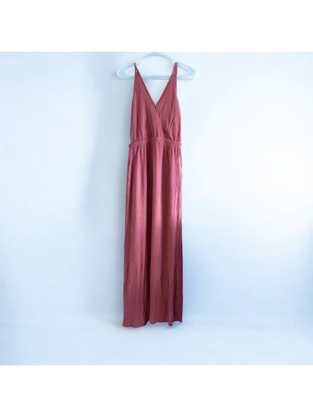 Lulus Rusty Rose Maxi Dress Pink Backless Womens Medium - Picture 4 of 15